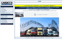 Tablet Screenshot of cardetti.it